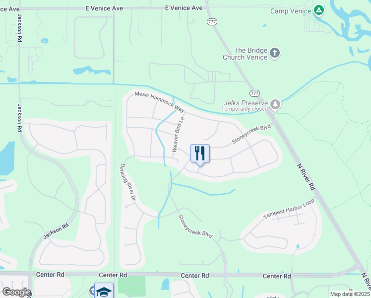 map of restaurants, bars, coffee shops, grocery stores, and more near 11772 Puma Path in Venice