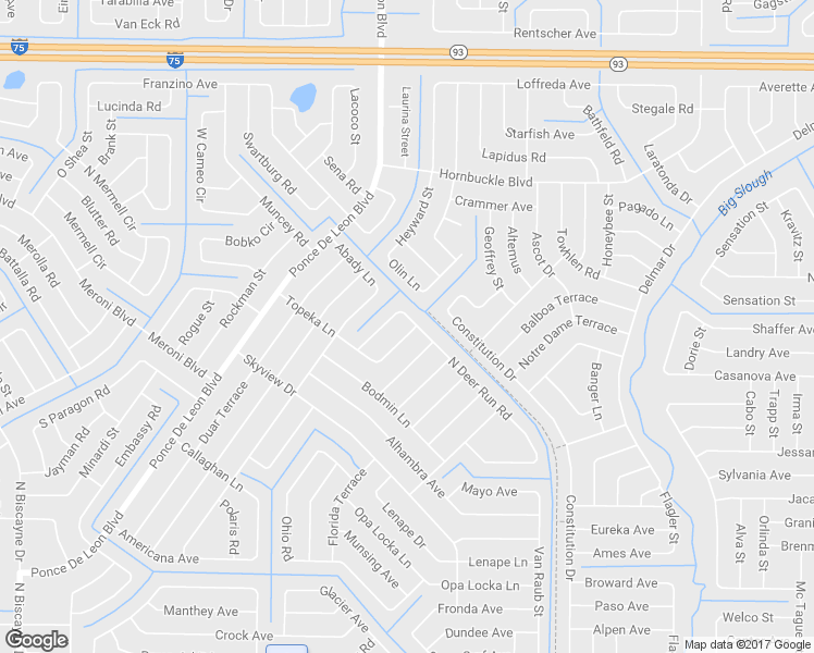 map of restaurants, bars, coffee shops, grocery stores, and more near 3687 Valley Terrace in North Port