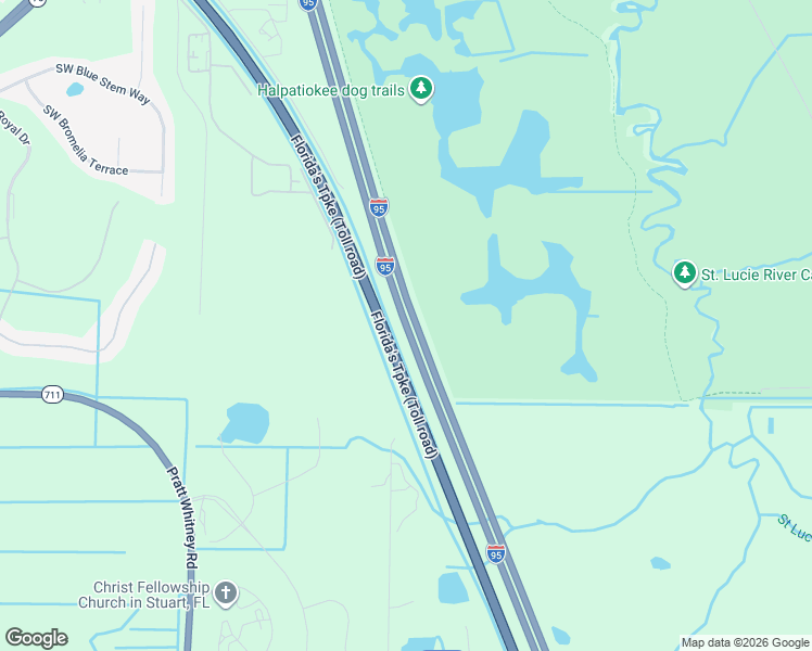 map of restaurants, bars, coffee shops, grocery stores, and more near in Palm City