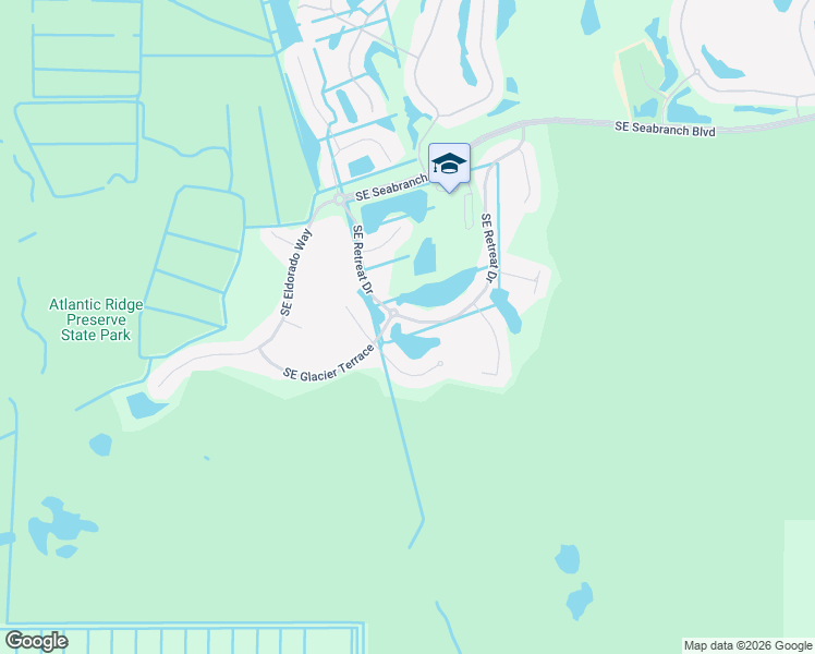 map of restaurants, bars, coffee shops, grocery stores, and more near 9201 Southeast Retreat Drive in Hobe Sound