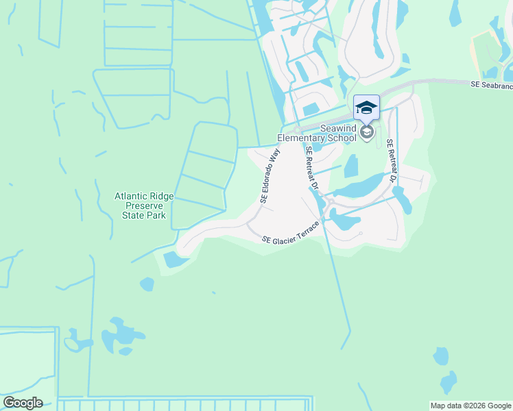 map of restaurants, bars, coffee shops, grocery stores, and more near 8892 Southeast Eldorado Way in Hobe Sound