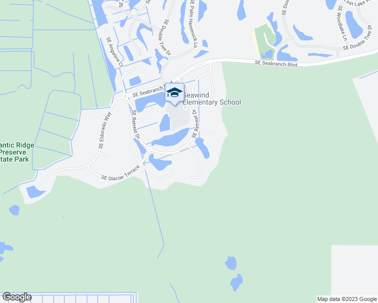 map of restaurants, bars, coffee shops, grocery stores, and more near 9038 Southeast La Creek Court in Hobe Sound