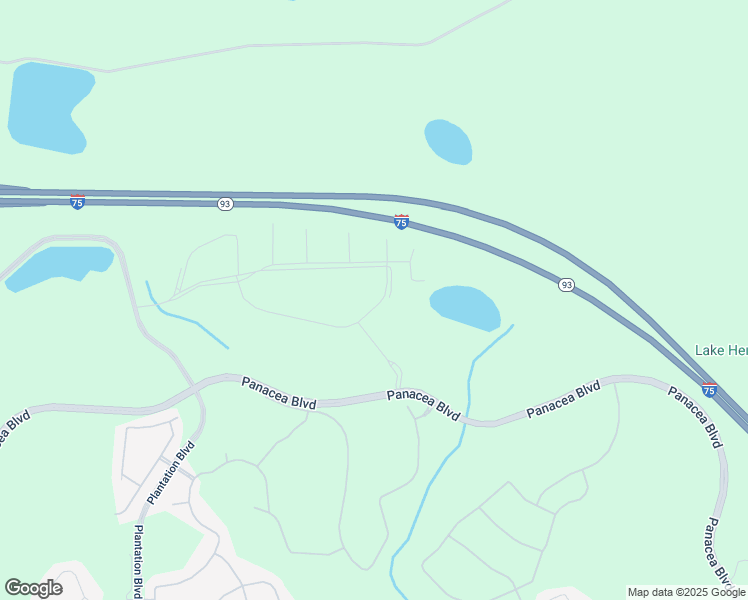 map of restaurants, bars, coffee shops, grocery stores, and more near Panacea Boulevard in North Port