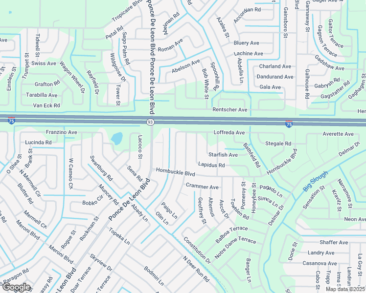 map of restaurants, bars, coffee shops, grocery stores, and more near 4508 Heyward Street in North Port