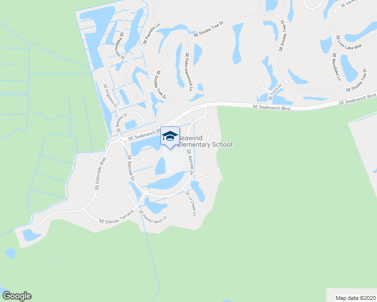 map of restaurants, bars, coffee shops, grocery stores, and more near 8842 Southeast Retreat Drive in Hobe Sound