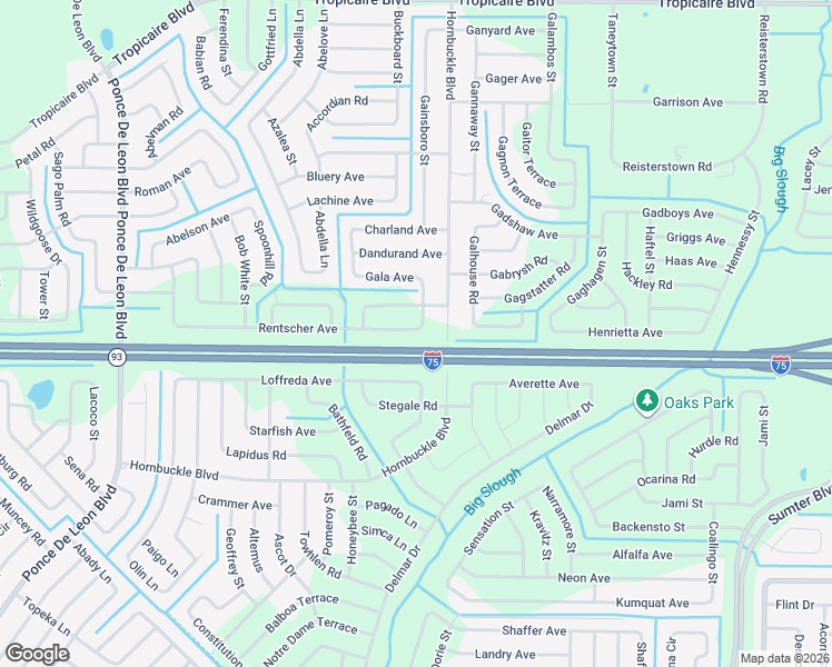 map of restaurants, bars, coffee shops, grocery stores, and more near 6175 Rentscher Avenue in North Port