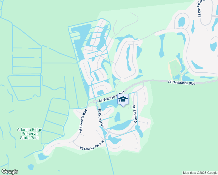 map of restaurants, bars, coffee shops, grocery stores, and more near 8471 Southeast Retreat Drive in Hobe Sound
