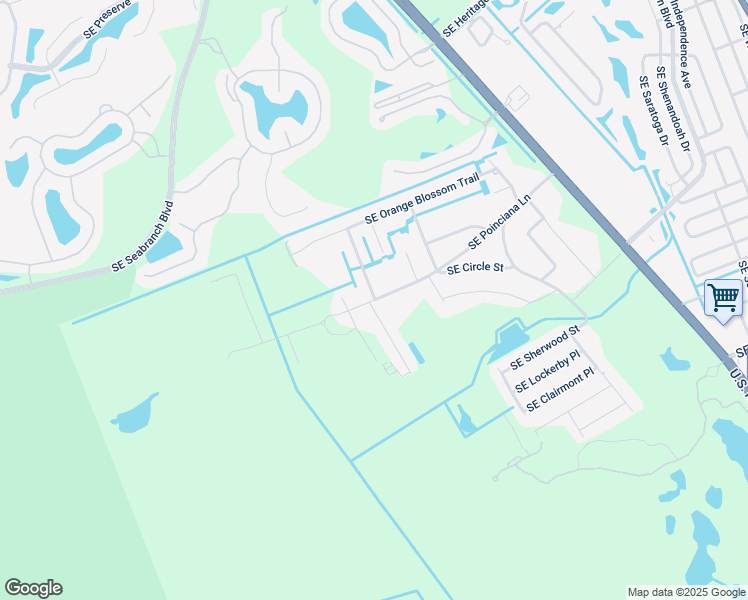 map of restaurants, bars, coffee shops, grocery stores, and more near 5969 Southeast Hobe Terrace in Hobe Sound
