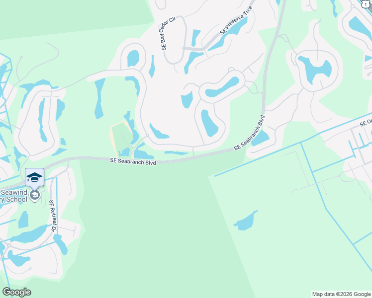 map of restaurants, bars, coffee shops, grocery stores, and more near 7909 Southeast Double Tree Drive in Hobe Sound