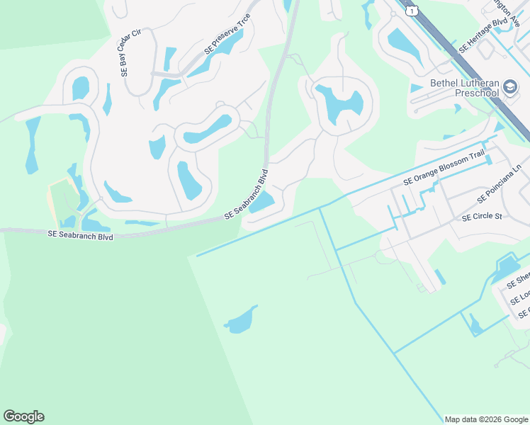 map of restaurants, bars, coffee shops, grocery stores, and more near 7966 Mammoth Drive Southeast in Hobe Sound