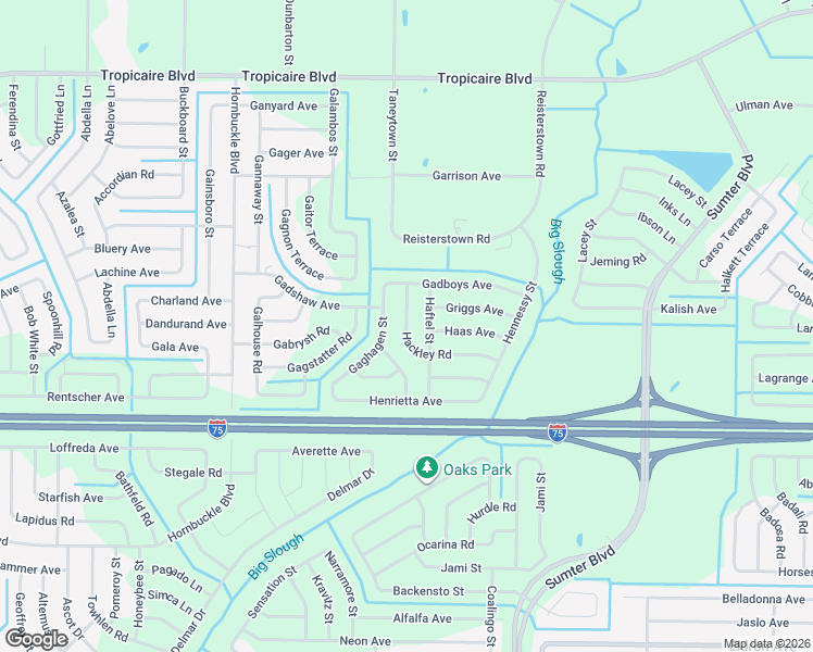 map of restaurants, bars, coffee shops, grocery stores, and more near 5371 Haftel Street in North Port