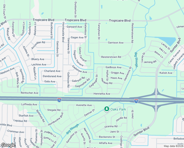 map of restaurants, bars, coffee shops, grocery stores, and more near 5681 Gagstatter Road in North Port