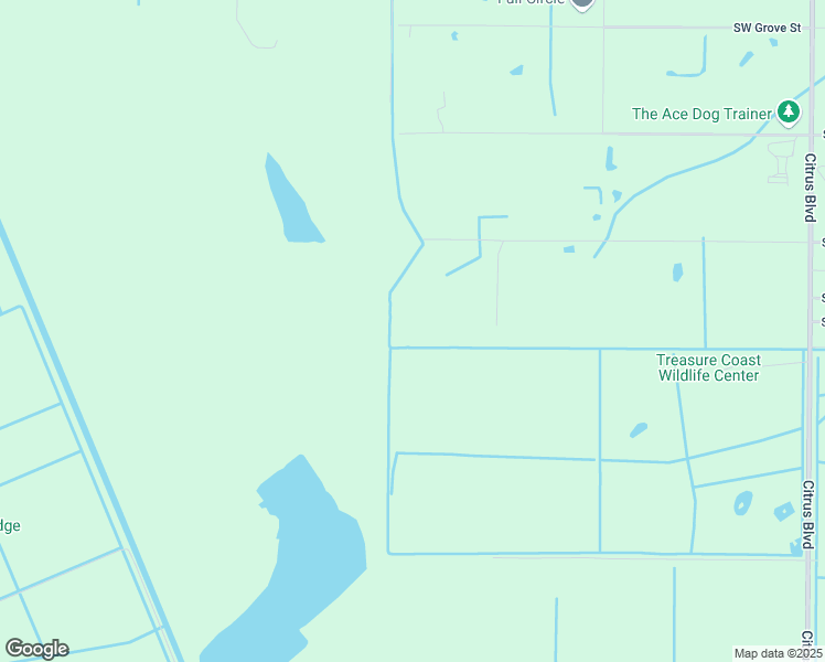 map of restaurants, bars, coffee shops, grocery stores, and more near 5906 Southwest Ludlum Street in Palm City