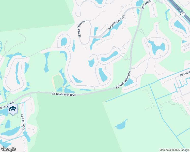 map of restaurants, bars, coffee shops, grocery stores, and more near 8181 Southeast Woodlake Lane in Hobe Sound