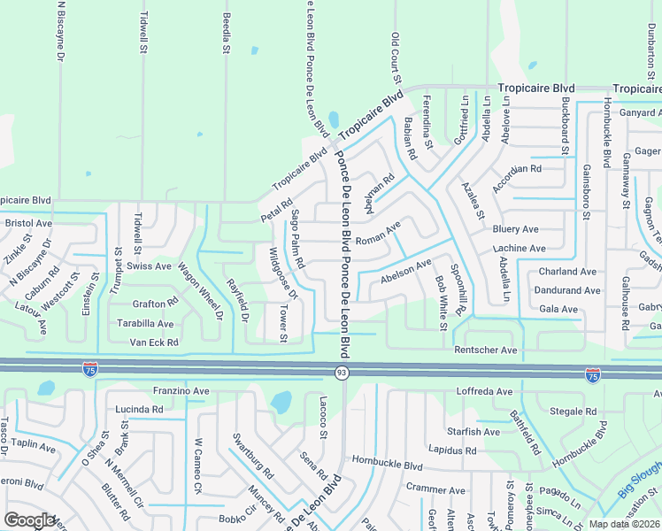 map of restaurants, bars, coffee shops, grocery stores, and more near 5326 Sago Palm Road in North Port
