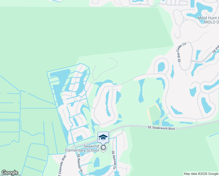map of restaurants, bars, coffee shops, grocery stores, and more near 8237 Southeast Double Tree Drive in Hobe Sound