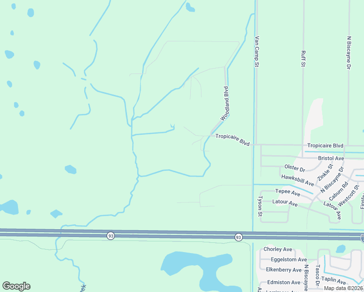 map of restaurants, bars, coffee shops, grocery stores, and more near 8827 Tropicaire Boulevard in North Port