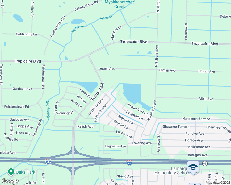 map of restaurants, bars, coffee shops, grocery stores, and more near 4577 Longwell Ln in North Port