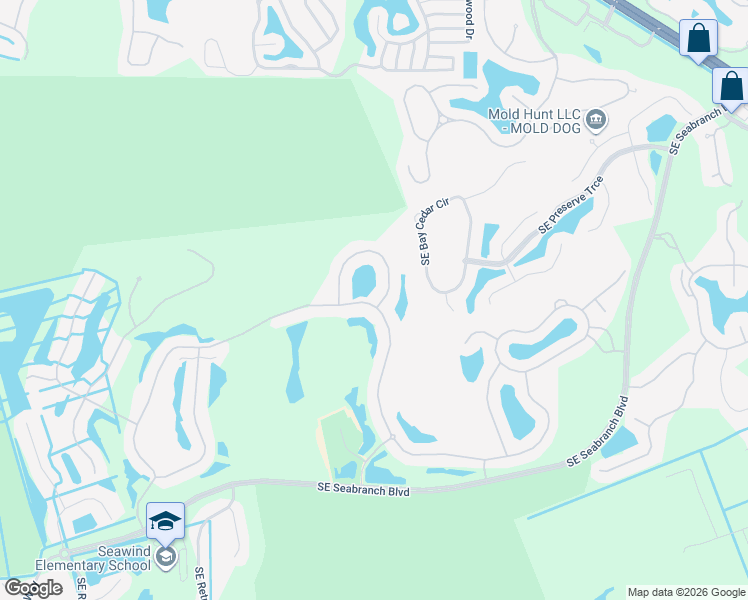 map of restaurants, bars, coffee shops, grocery stores, and more near 7898 Southeast Spicewood Circle in Hobe Sound