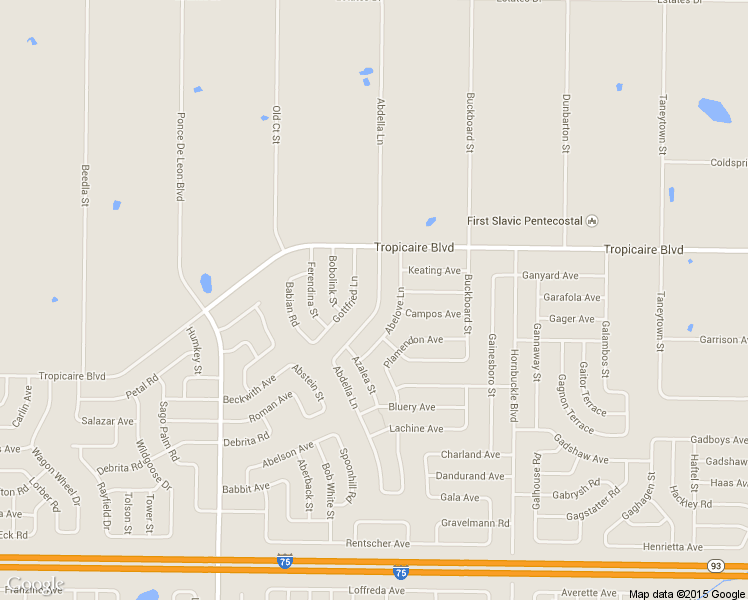 map of restaurants, bars, coffee shops, grocery stores, and more near 5803 Abdella Lane in North Port