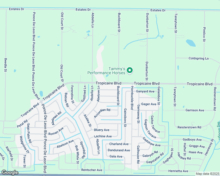 map of restaurants, bars, coffee shops, grocery stores, and more near 6207 Keating Avenue in North Port