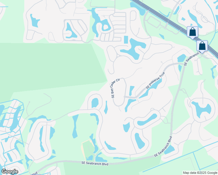 map of restaurants, bars, coffee shops, grocery stores, and more near 7649 Southeast Bay Cedar Circle in Hobe Sound