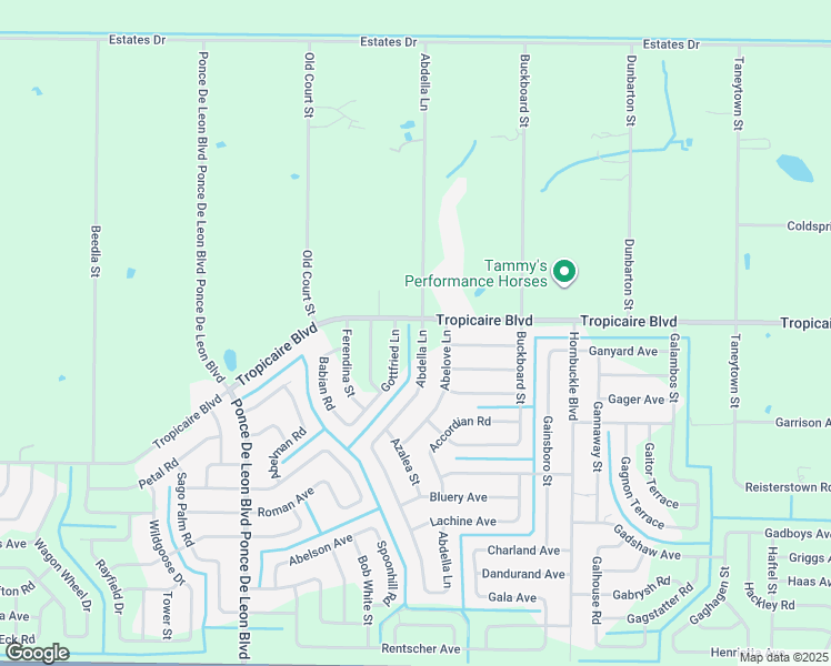 map of restaurants, bars, coffee shops, grocery stores, and more near 5965 Abdella Lane in North Port