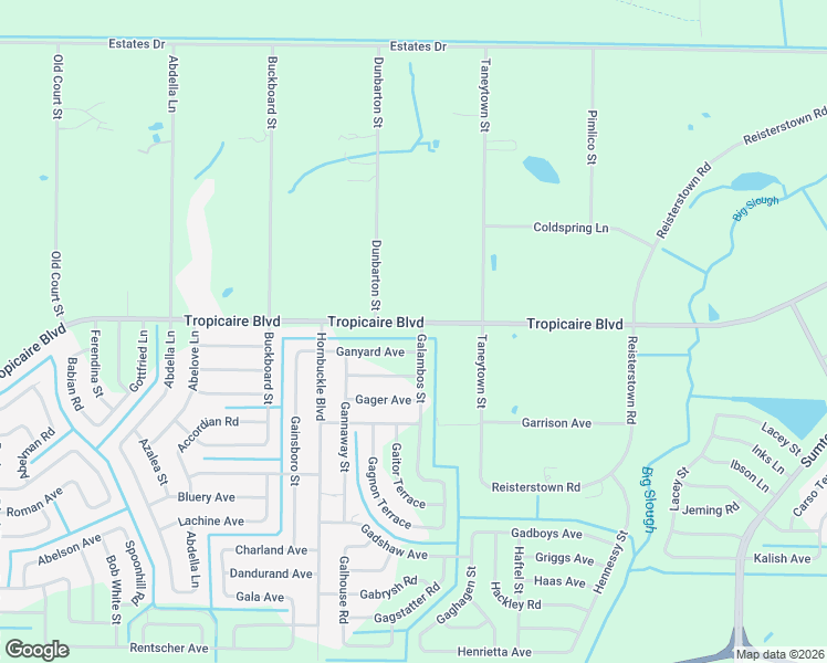 map of restaurants, bars, coffee shops, grocery stores, and more near 5706 Ganyard Avenue in North Port