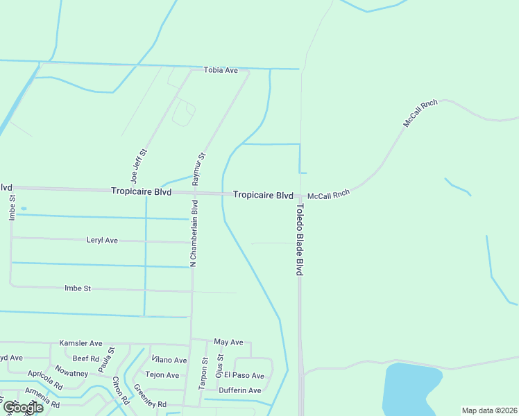 map of restaurants, bars, coffee shops, grocery stores, and more near 1383 Tropicaire Boulevard in North Port