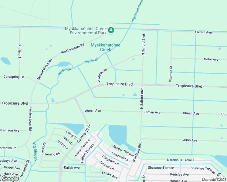 map of restaurants, bars, coffee shops, grocery stores, and more near 4333 Tropicaire Boulevard in North Port