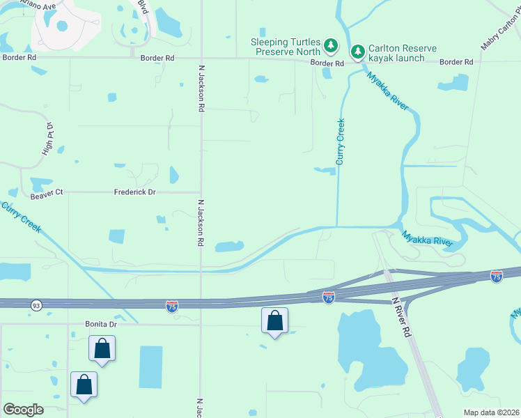 map of restaurants, bars, coffee shops, grocery stores, and more near 600 North Jackson Road in Venice