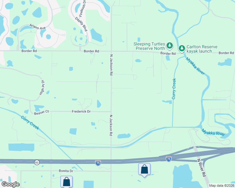 map of restaurants, bars, coffee shops, grocery stores, and more near 806 North Jackson Road in Venice