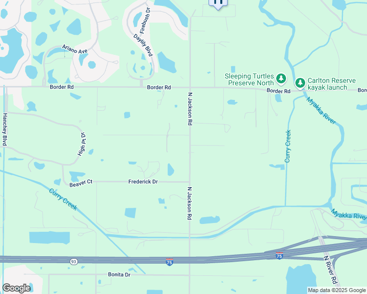 map of restaurants, bars, coffee shops, grocery stores, and more near 819 North Jackson Road in Venice