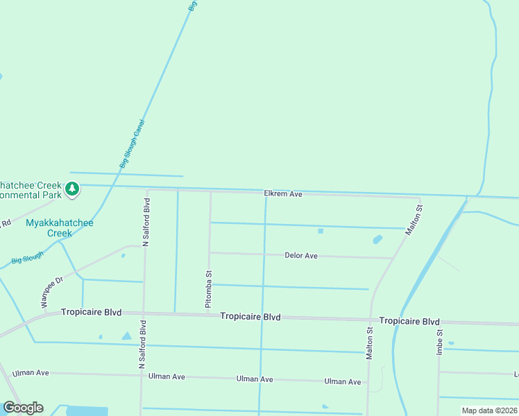 map of restaurants, bars, coffee shops, grocery stores, and more near 3619 Elkrem Avenue in North Port