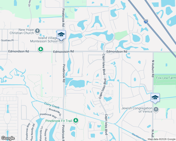 map of restaurants, bars, coffee shops, grocery stores, and more near 1405 Strada D Argento in Venice