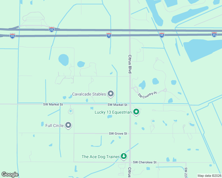 map of restaurants, bars, coffee shops, grocery stores, and more near 5241 Southwest 69th Street in Palm City