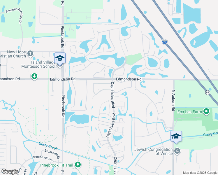 map of restaurants, bars, coffee shops, grocery stores, and more near 1459 Strada D Argento in Venice