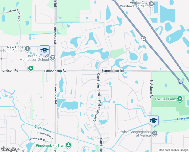 map of restaurants, bars, coffee shops, grocery stores, and more near 1459 Strada D Argento in Venice