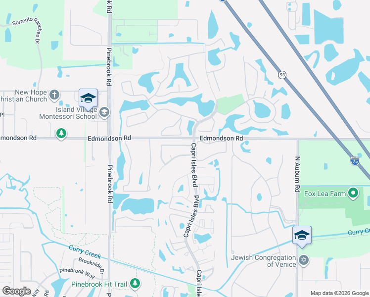 map of restaurants, bars, coffee shops, grocery stores, and more near 1459 Strada D Argento in Venice