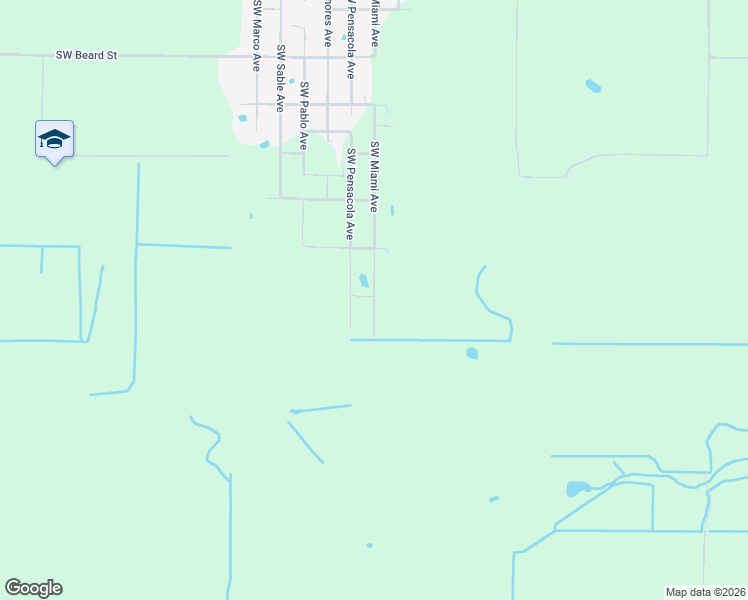 map of restaurants, bars, coffee shops, grocery stores, and more near 11249 Southwest Miami Avenue in Arcadia