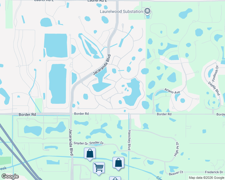 map of restaurants, bars, coffee shops, grocery stores, and more near 288 Cassano Drive in Nokomis