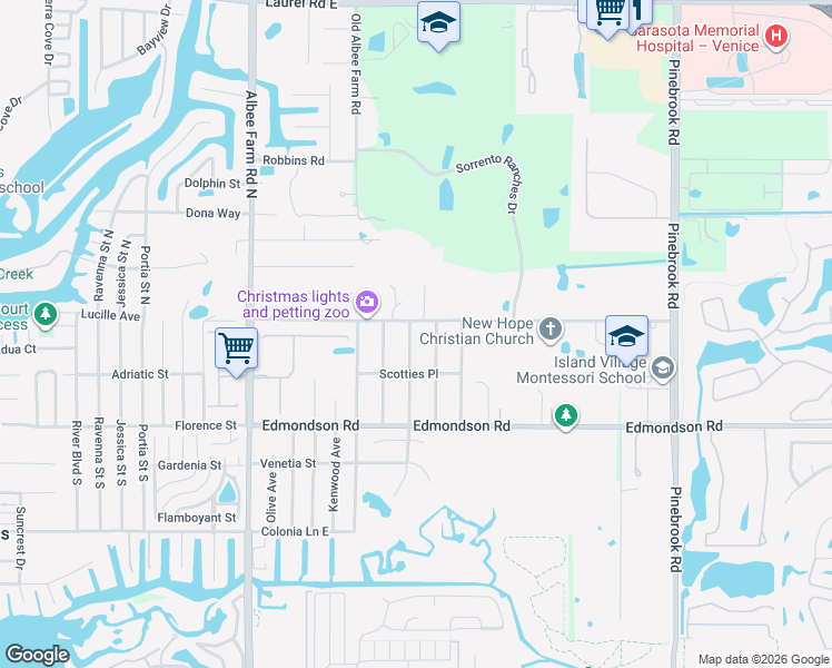 map of restaurants, bars, coffee shops, grocery stores, and more near 113 Emerald Avenue North in Nokomis