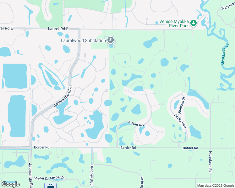 map of restaurants, bars, coffee shops, grocery stores, and more near 341 Acerno Drive in Nokomis