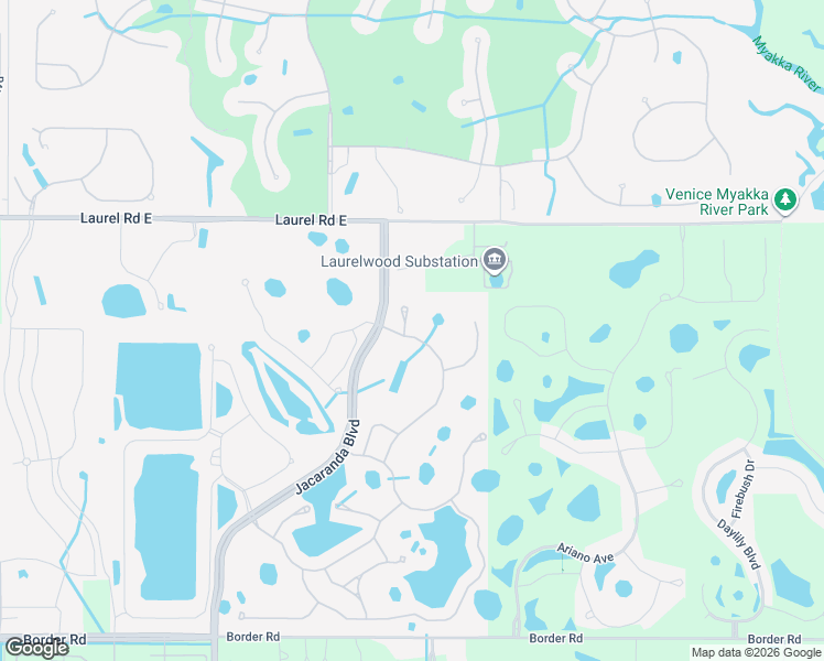 map of restaurants, bars, coffee shops, grocery stores, and more near 204 Alento Court in Nokomis