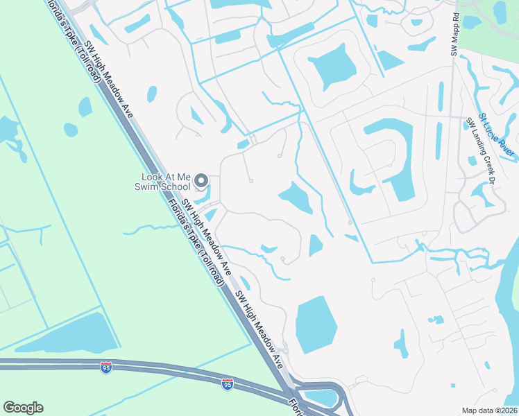 map of restaurants, bars, coffee shops, grocery stores, and more near 5800 Southwest Longspur Lane in Palm City