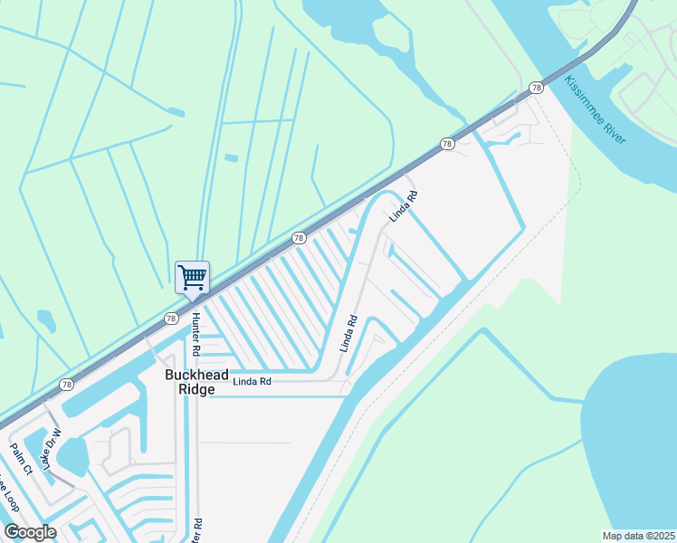 map of restaurants, bars, coffee shops, grocery stores, and more near 10 3rd Street in Okeechobee