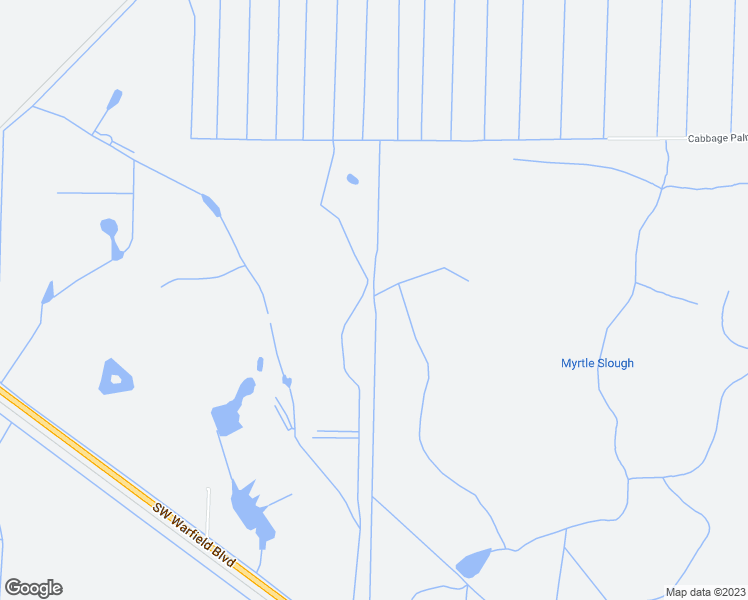 map of restaurants, bars, coffee shops, grocery stores, and more near 28539 Southwest Warfield Boulevard in Indiantown