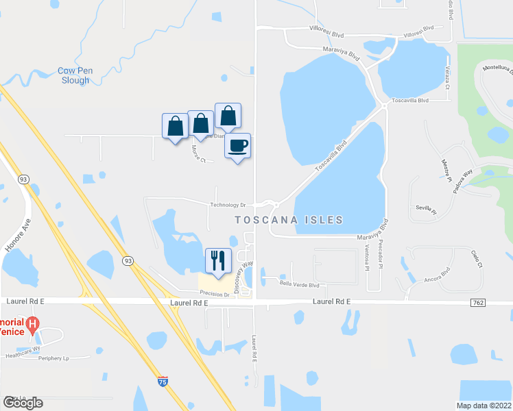 map of restaurants, bars, coffee shops, grocery stores, and more near 1080 Haul Road in Nokomis