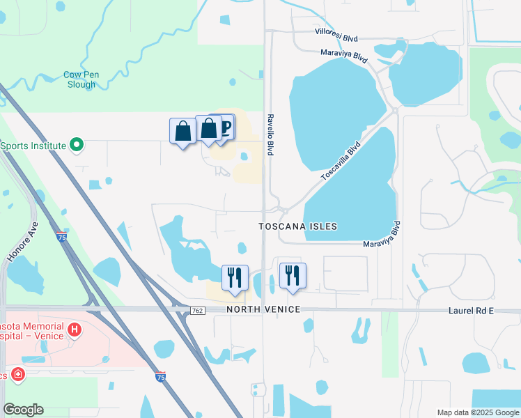map of restaurants, bars, coffee shops, grocery stores, and more near 1080 Haul Road in Nokomis