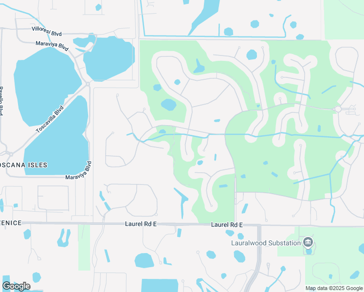 map of restaurants, bars, coffee shops, grocery stores, and more near 474 Montelluna Drive in Venice